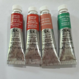 สีน้ำWinsor&amp;Newton Professional ขนาด 5ml. serie 4 serie3 serie2(เกรดArtist)