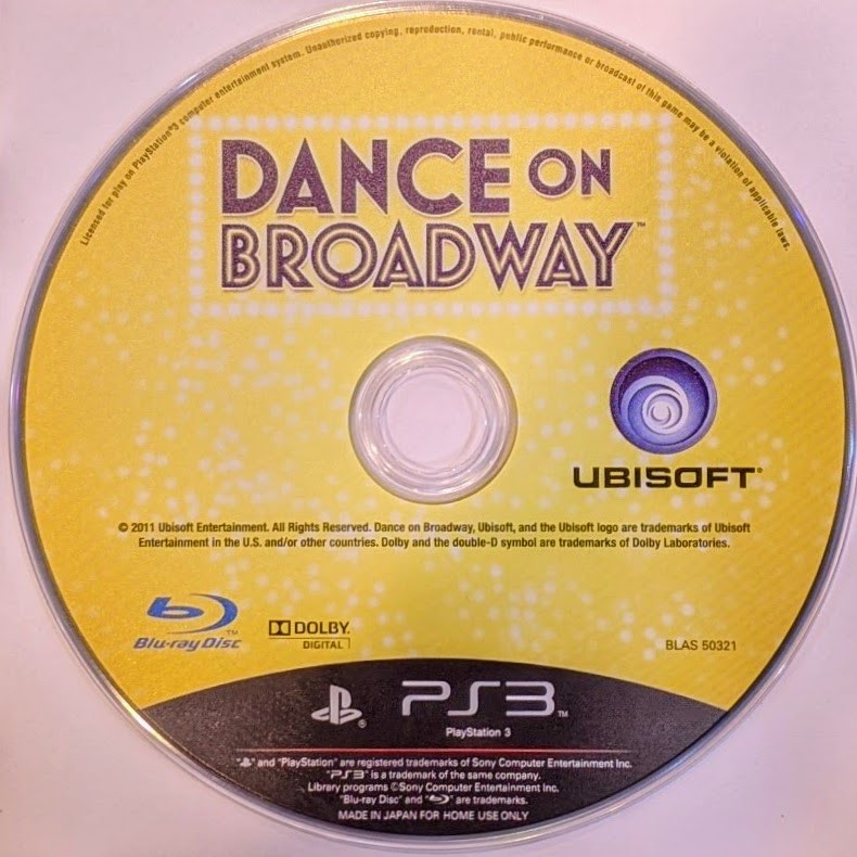 (ภาษาอังกฤษ) มือ2 Dance on Broadway เกมPS3 แผ่นPS3 มือสอง (เกมเล่น2คน เกมเต้น แนว Just Dance PS Move Only On Playstation