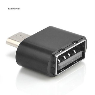 【RB】อะแดปเตอร์แปลง Micro USB ตัวผู้ เป็น USB 2.0 ตัวเมีย OTG สําหรับ Android แท็บเล็ต โทรศัพท์