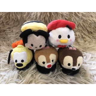 Tsum Tsum Sushi : Chip&amp;Dale , Pluto ตุ๊กตาน่ารัก ตุ๊กตาดีสนีย์แท้ ตุ๊กตาซุมซุม ซูชิ ชิพเดล ดีสนีย์ ตุ๊กตาดีสนีย์