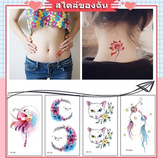 SS สติกเกอร์รอยสัก ลายการ์ตูน กันน้ำ สำหรับตกแต่งร่างกาย