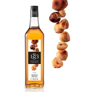 1883 ROASTED HAZELNUT FLAVORED SYRUP 1000 ml.(1883 น้ำเชื่อมกลิ่นโรสท์ เฮเซลนัท 1000 มล.)