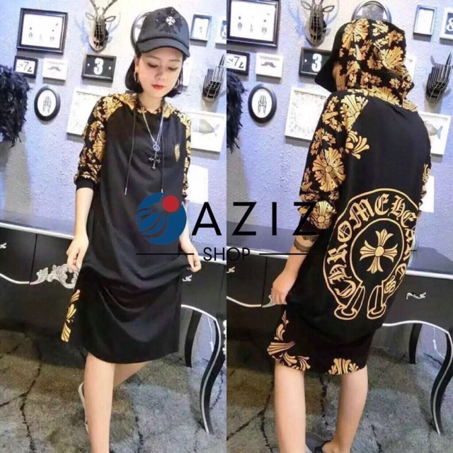 Dress Hood Chorme Hearts