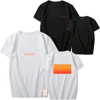 เสื้อยืดผ้าฝ้ายCOTTON เสื้อยืดแขนสั้นลําลอง พิมพ์ลาย Kpop SEVENTEEN BE THE SUN แฟชั่นฤดูร้อน สําหรับผู้ชาย และผู้หญิงS-5