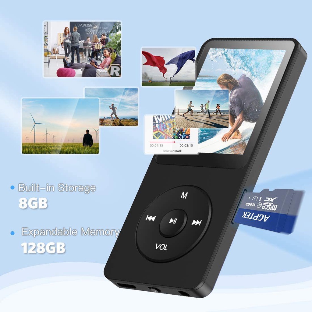 บลูทูธ 5.0 MP3 เครื่องเล่นไฮไฟเพลงเพลงลําโพง MP4 สื่อวิทยุ FM เครื่องบันทึกเสียง - รูปที่ 7