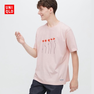 Uniqlo เสื้อยืดแขนสั้น พิมพ์ลาย HANA TAJIMA สําหรับผู้ชาย และผู้หญิง (UT) 457857 ยูนิโคล่S-5XL