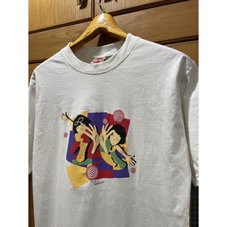 เสื้อยืดผ้าฝ้าย เสื้อวงไทยมือสอง VINTAGE 00s ไชน่าดอลล์ CHINA DOLLS X COCACOLA COKE โค้ก SONGKRAN FESTIVAL Size M มือ2
