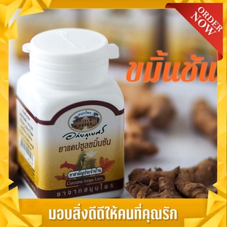 ขมิ้นชัน อภัยภูเบศร 60 แคปซูล ของแท้ 💯 Turmeric