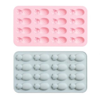 แม่พิมพ์ silicone รูปสับปะรดมีลาย 20 ช่อง (คละสี)