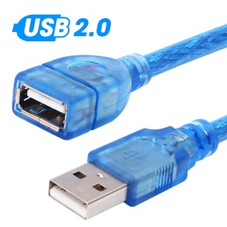 สายเคเบิลต่อขยาย USB 2.0 ความเร็วสูง ตัวผู้ เป็นตัวเมีย ความเร็วสูง สําหรับเครื่องพิมพ์ PC คีย์บอร์ด กล้อง เมาส์ เกมคอนโทรลเลอร์