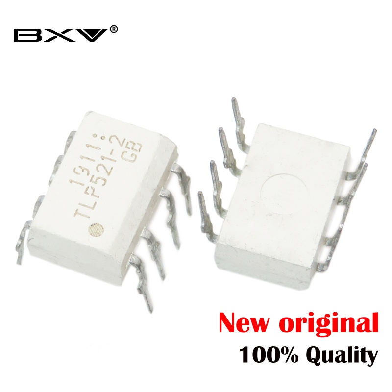 (10 ชิ้น) TLP521-2 P521-2 521-2 dual optocoupler ทรานซิสเตอร์เอาต์พุต DIP-8 แท้