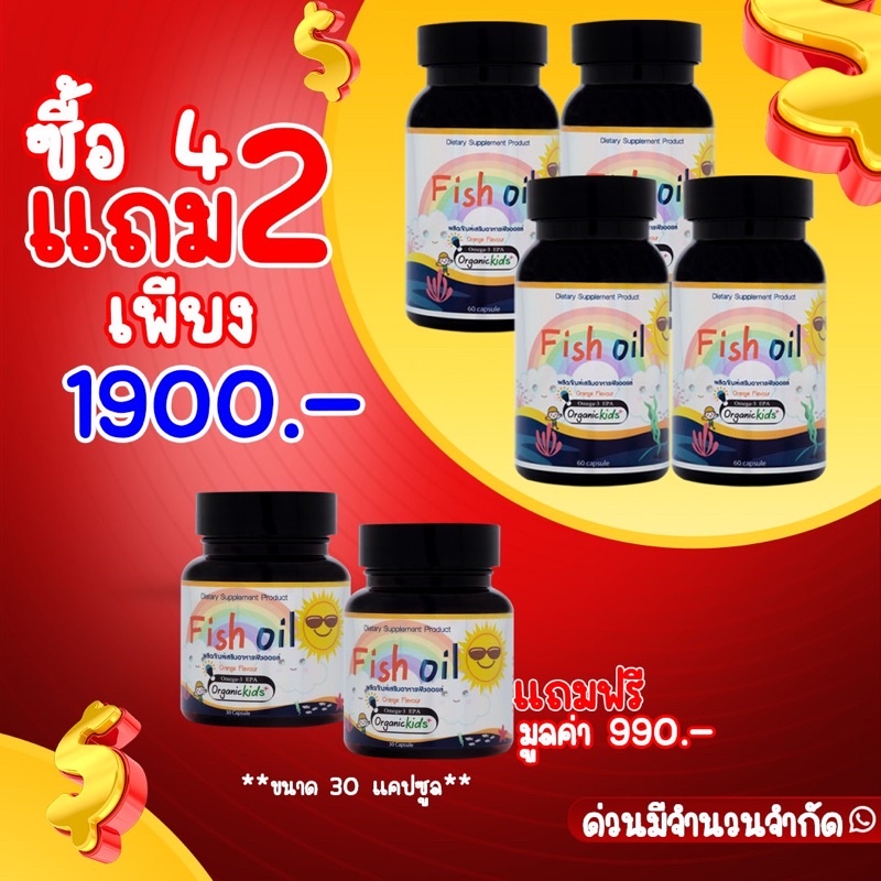 โคตรคุ้ม 4 กป.ใหญ่ แถม 2 กป.เล็ก DHA Kiddy Kids ทานข้าวเก่ง เจริญอาหาร ความจำดี พัฒนาการเลิศ สมองดี สมาธิดี เสริมภูมิ