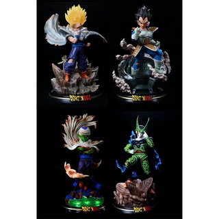 โมเดลฟิกเกอร์ PVC อนิเมะดราก้อนบอล Super Saiyan GK Resonance Series Son Gohan Cell Piccolo Vegeta เรืองแสง