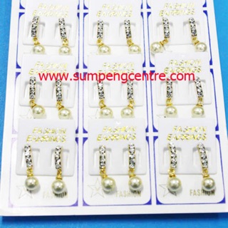 ต่างหูเพชร A500 Diamond earrings A500