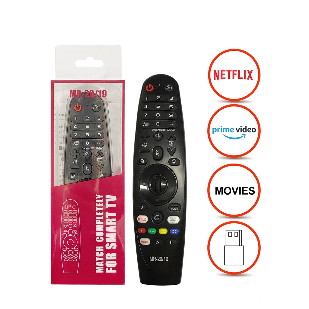 Universal Smart Magic รีโมทคอนโทรล Fof LG TV AN-MR18BA AKB75375501 Uk6300 UK6500 UK6570 UK7700 SK8000 SK8070 SK9000 SK9500