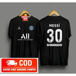 เสื้อยืด พิมพ์ลาย MESSI PSG PSG MESSI