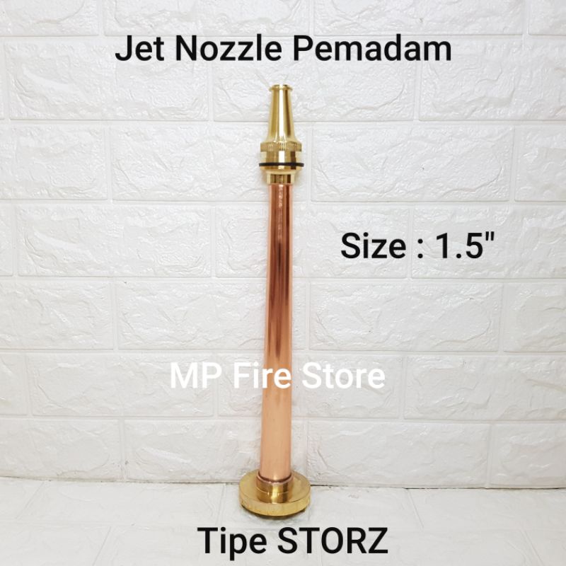 หัวฉีดเจ็ทไฟ Nuzzle เครื่องดับเพลิง STORZ ข้อต่อไฮดราเอ็นที 1.5 นิ้ว