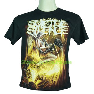 เสื้อวง Suicide Silence เสื้อไซส์ยุโรป ซูไซ ไซเลน PTA1153 เสื้อวินเทจ ลายอมตะ