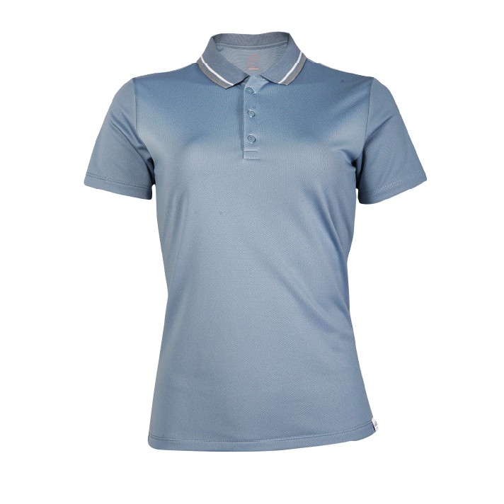 EGO SPORT EG6168 เสื้อโปโลหญิงเบสิคแขนสั้น สียีนส์อ่อน 99.95% Anti-Bacteria