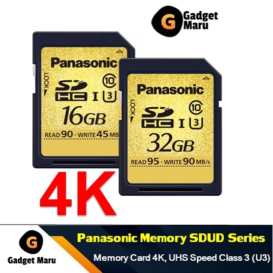 [ของแท้] Panasonic 4K Memory Card - UHS High Speed Class 3 (U3)