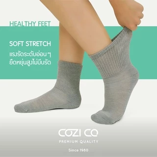 Cozi co ถุงเท้าสุขภาพ สำหรับผู้ป่วยเบาหวาน ผู้สูงอายุ คุณแม่ตั้งครรภ์ ลดแรงกระแทก ถุงเท้ากันลื่น Healthy socks
