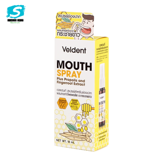 VELDENT Mouth Spray Plus Propolis And Fingerroot Extract 18ml