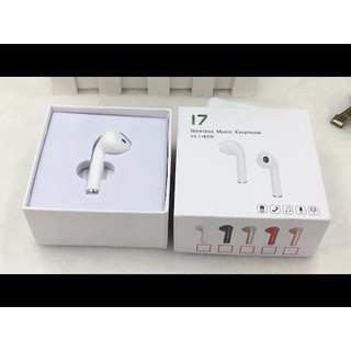 หูฟังข้างเดียว i7 Wireless Music Bluetooth Earphone V4.1 Headphone Stereo Single Bluetooth Earphone.