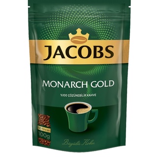 กาแฟ JACOBS MONARCH GOLD ขนาด 100 กรัม สัญชาติเยอรมัน สินค้าคุณภาพจากประเทศตุรกี Exp 07 02 2024 (พร้อมจัดส่ง)