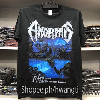 เสื้อยืดแขนสั้น พิมพ์ลาย AMORPHIS DTG ( M-003 )