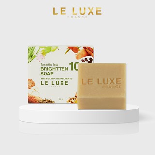 LELUXEFRANCE - Brightten Soap 50g. - สบู่สมุนไพร ไบรทเท็น