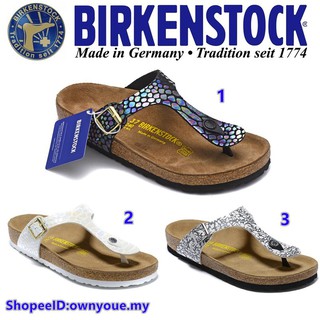 Birkenstock Men/Women Classic Cork Flip Flops Beach Casual shoes Gizeh series 34-46