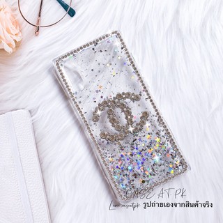 DIY เคสกากเพชร หรูหรา ชาเนล เคสใส ป้องกันเลนส์ case samsung s21ultra Note20 ultra note10 plus A71 lite s20fe a52 a72