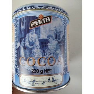 Van Houten Cocoa Powder  เครื่องดื่มโกโก้ ผง 230กรัม