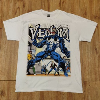 เสื้อยืดผ้าฝ้าย VENOM COMICS BOOTLEG DTG (DIGITAL TO GARMENT) เสื้อ Gildan สกรีนดิจิตอล คมชัด เสื้อวง เสื้อทัวร์ เสื้อลา