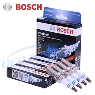 Bosch หัวเทียนแพลตตินัม สําหรับ Nissan March Almera Tiida shlphy pulsar Teana Juke Grand Livina ต่อหัว ราคา 220฿