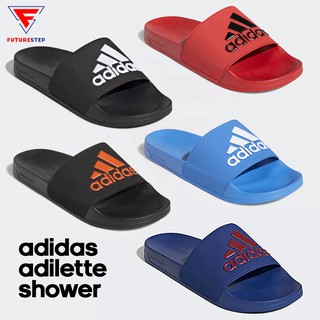 รองเท้าแตะ adidas Adilette Shower ลายโลโก้ ใส่ได้ทั้งชายหญิง