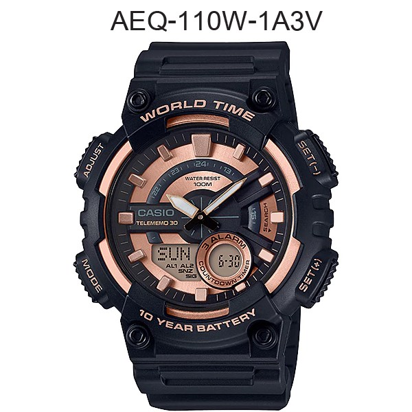 AEQ-110W-1A3 นาฬิกา CASIO ประกันศูนย์ cmg ของแท้100%