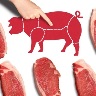 แฮมหมูกระป๋องเนื้อสัมผัสเนียนนุ่ม หอมกลิ่นเครื่องเทศ รสชาติเค็มอ่อนๆขนาด梅林午餐肉罐头340g