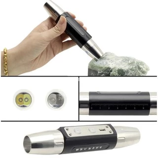พร้อมส่ง ไฟฉายส่องหยก 365/395nm UVโคมไฟ 4 ไฟล์ 3W LED Flash light for gemsstone jade emerald stone diamonds