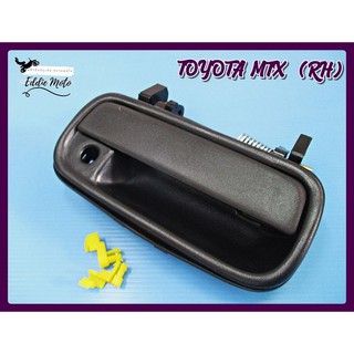 TOYOTA MTX OUTER DOOR HANDLE OUTSIDE FRONT RIGHT (FR) "BLACK"  // มือเปิดนอก ด้านหน้าขวา สีดำ สินค้าคุณภาพดี