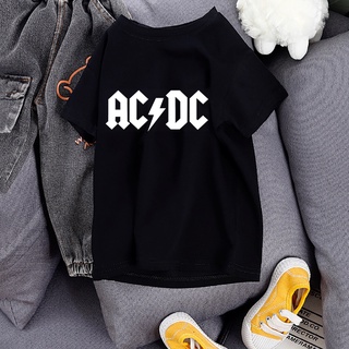 เสื้อยืด พิมพ์ลาย Acdc สุดเท่ สําหรับเด็กผู้ชาย และเด็กผู้หญิง