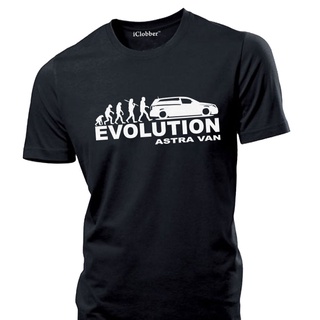 2019 ใหม่ เสื้อยืดลําลองแฟชั่นสําหรับผู้ชาย แขนสั้น พิมพ์ลาย Astra Van Evolution GTEสามารถปรับแต่งได้