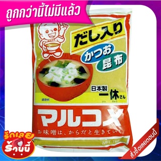 อิคคิวซัง มิโซะซุปเต้าเจี้ยว 1000 กรัม Ikkyu San Miso Marukome 1000 g