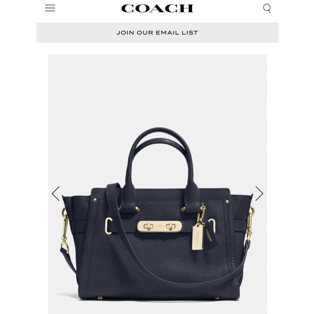 กระเป๋า coach swagger 27