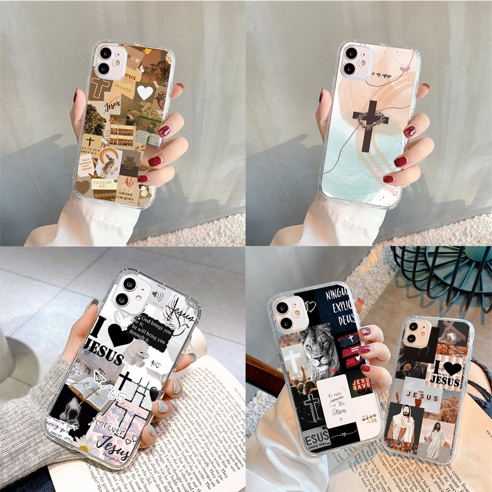 F-130 JESUS ซิลิโคน TPU สําหรับ OPPO Reno 2F 4Z 6Z 5 5F 4 6 3 4F 2Z 5Z Lite SE Pro ปกอ่อน