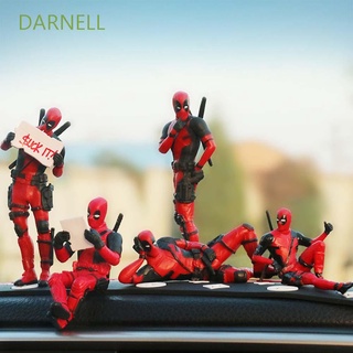 Darnell โมเดลฟิกเกอร์ Marvel Deadpool ขนาดมินิสําหรับตกแต่งภายในรถยนต์