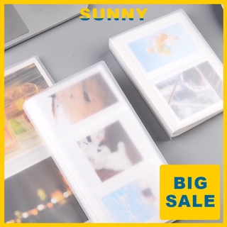 อัลบั้มรูปและการ์ด แบบใส สำหรับ Fujifilm Instax Mini Square ขนาด 2x3, 3x4 นิ้ว 80, 84 ช่อง
