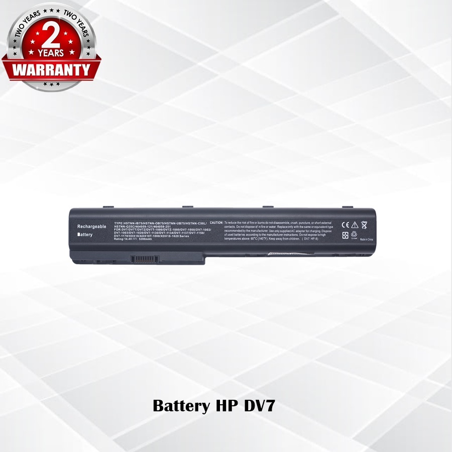 Battery HP DV7 / แบตเตอรี่โน๊ตบุ๊ค รุ่น Pavilion DV7 dv7t DV8 Multi (OEM) *รับประกัน 2 ปี*
