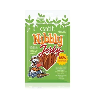 ขนมแมว ไ่ก่ฉีกเส้น Nibbly Treats คละรสชาติ (ผลิตจากเนื้อไก่แท้) Grain-Free สำหรับแมว