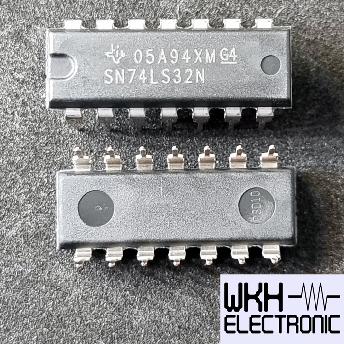 ต้นฉบับ IC TTL 74LS32 DIP SN74LS32N HD74LS32P หรือประตู 2 อินพุต 74LS32N